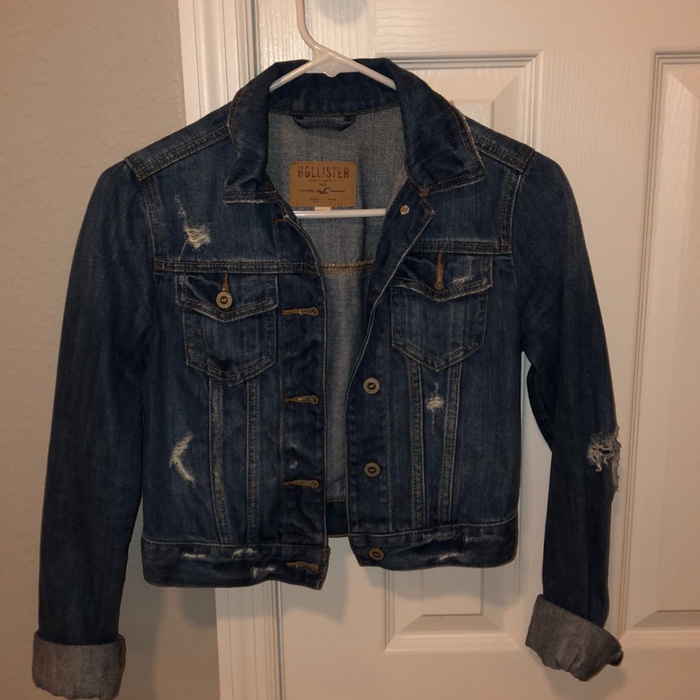 Jean jacket Hollister (slightly cropped)